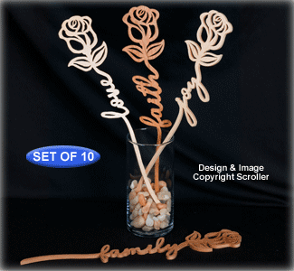Product Image of Flowering Words of Inspiration Pattern