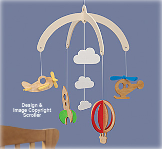 Product Image of Aircraft Baby Mobile Pattern