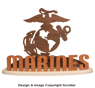 Marines Shelf Sitter Pattern - Downloadable