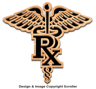 Product Image of RX Caduceus Pattern