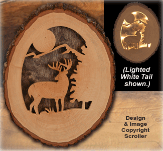 Product Image of Lighted Whitetail Round Pattern