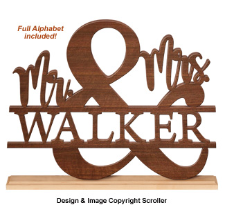 Mr & Mrs Mantel Sitter Pattern - Downloadable