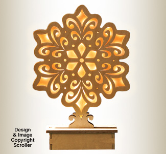 Product Image of Lighted Mantel Snowflake Pattern