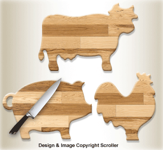 Country Cutting Boards Pattern - Downloadable
