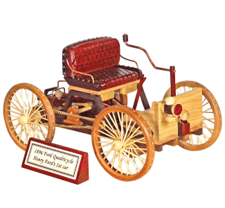 1896 Ford Quadricycle Design Pattern