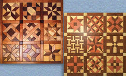 Geo-Shape Wood Quilt Designs Set