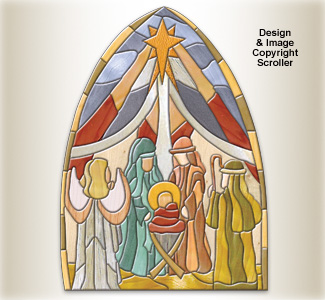 Nativity Intarsia Pattern