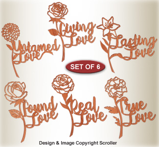 Expressions of Love Wall Art Pattern