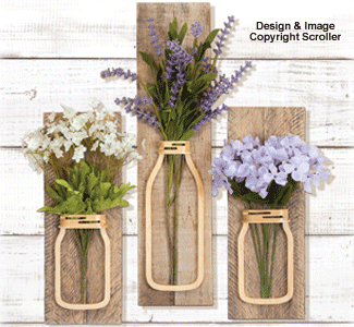 Country Planter Set Pattern - Downloadable