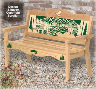 Product Image of Bear Ridge Bench Wood Pattern
