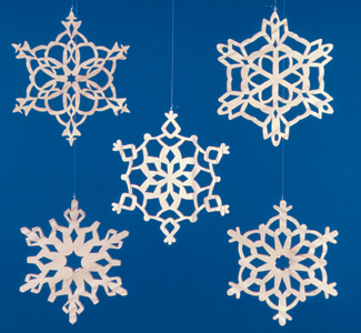 Scroll Saw Snowflakes Large Ornament Project Patterns