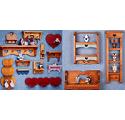 Product Image of Country Heart Shelf Pattern Collection Set