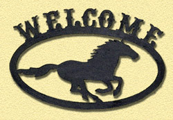 Horse Welcome Sign Woodcraft Pattern