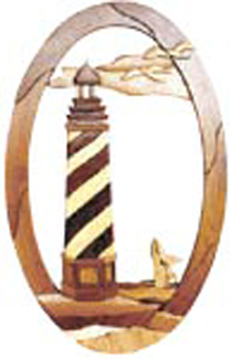 Product Image of Spiral Lighthouse Scroll Saw Pattern