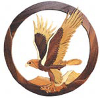 Golden Eagle Intarsia Project Pattern