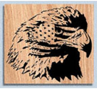 Product Image of Patriotic Eagle Scroll Saw Pattern