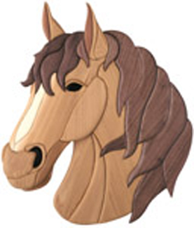 Product Image of Horse Intarsia Pattern