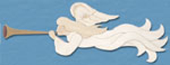 Trumpeting Angel Intarsia Project Pattern