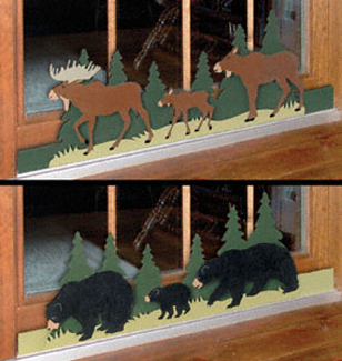 Product Image of Bear & Moose Sliding Door Locks Pattern 
