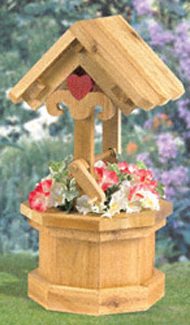 Product Image of Garden Wishing Well Wood Project Plan