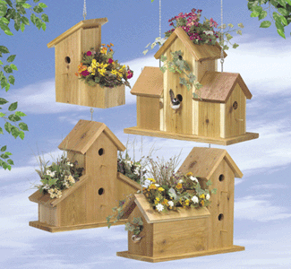 Bird Houses Pattern Set