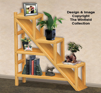 Staircase Shelving Unit Woodworking Plans