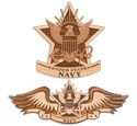 NAVY Insignia Scroll Saw Plaque Pattern Set