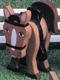 Layered Pony Woodcraft Pattern
