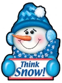Think Snow Magnet