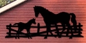 Horse & Colt Shadow Woodcraft Pattern