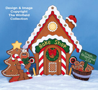 Product Image of Gingerbread House - Bake Shop Pattern