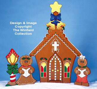 Product Image of Gingerbread Church Wood Pattern