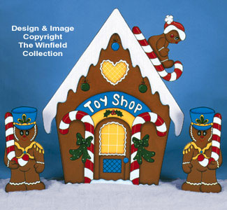 Product Image of Gingerbread Toy Shop Woodcraft Pattern