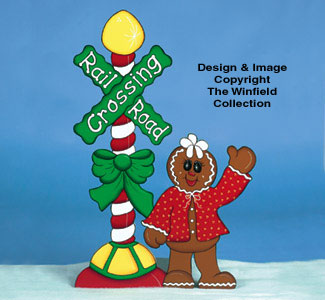 Product Image of Gingerbread Railroad Crossing Pattern