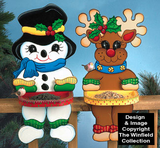 Product Image of Winter Fence Top Birdfeeders Pattern