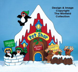 Product Image of North Pole Pet Shop Woodcraft Pattern