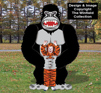 Product Image of Giant Ape Photo Op Wood Plans