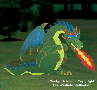 Large Fire Breathing Dragon Pattern
