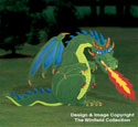Giant Fire Breathing Dragon Pattern
