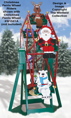 Christmas Ferris Wheel Riders Pattern