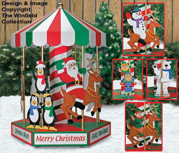 Product Image of Christmas Carousel Woodworking Plans