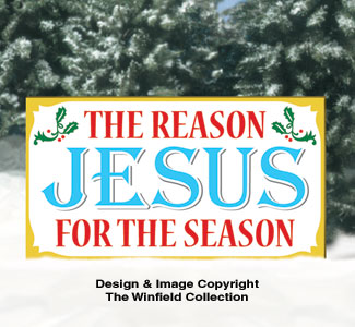 Product Image of Reason for the Season Sign Pattern