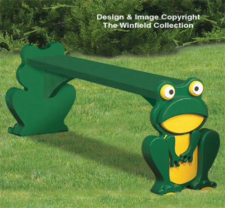 Product Image of Frog Bench Wood Plans