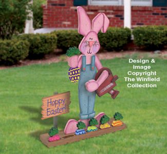 Product Image of Gardening Easter Bunny Woodcraft Pattern