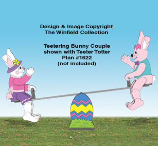Product Image of Teetering Bunny Couple Pattern