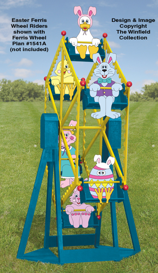 Easter Ferris Wheel Riders Pattern Set