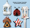 Birdhouses and Feeders Pattern Set
