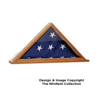 Product Image of Flag Display Case Plans