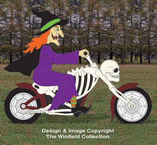 Product Image of Motorcyclin' Witch Pattern