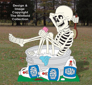 Product Image of Washtub Skeleton Woodcrafting Pattern